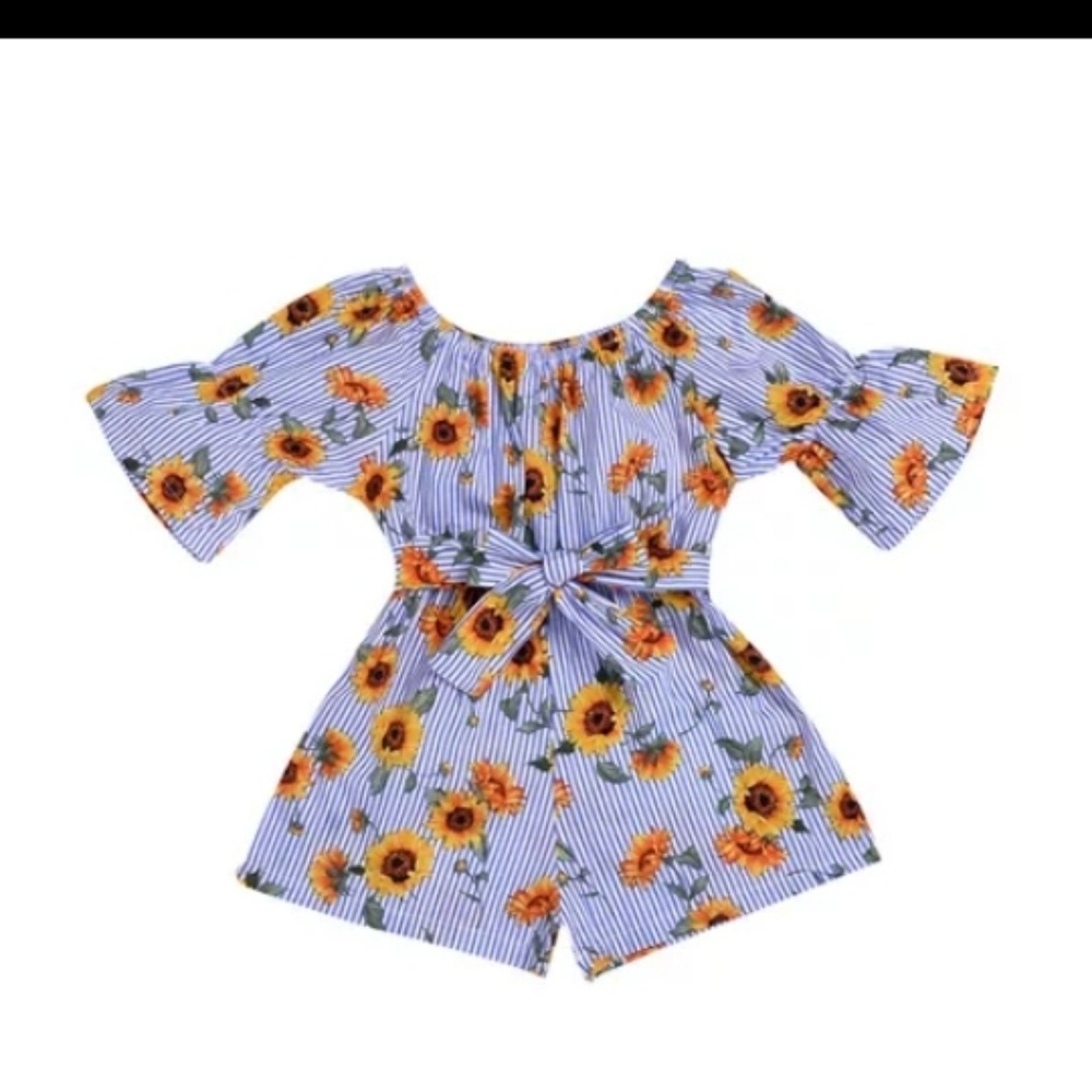 Infant sunflower Romper